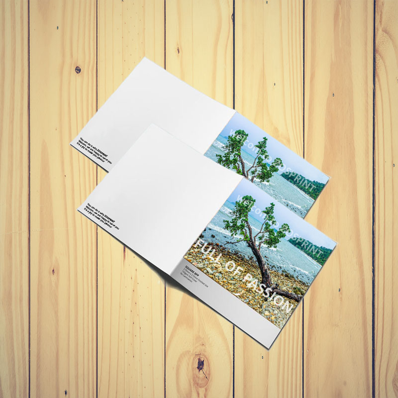 Square Stapled Brochures