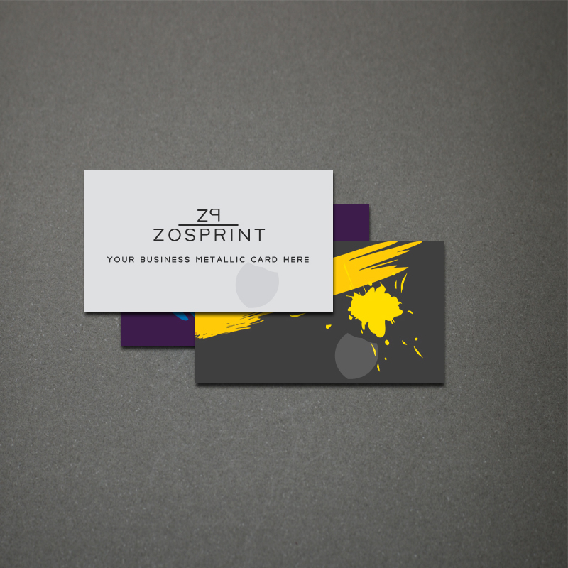 Metallic Business Cards