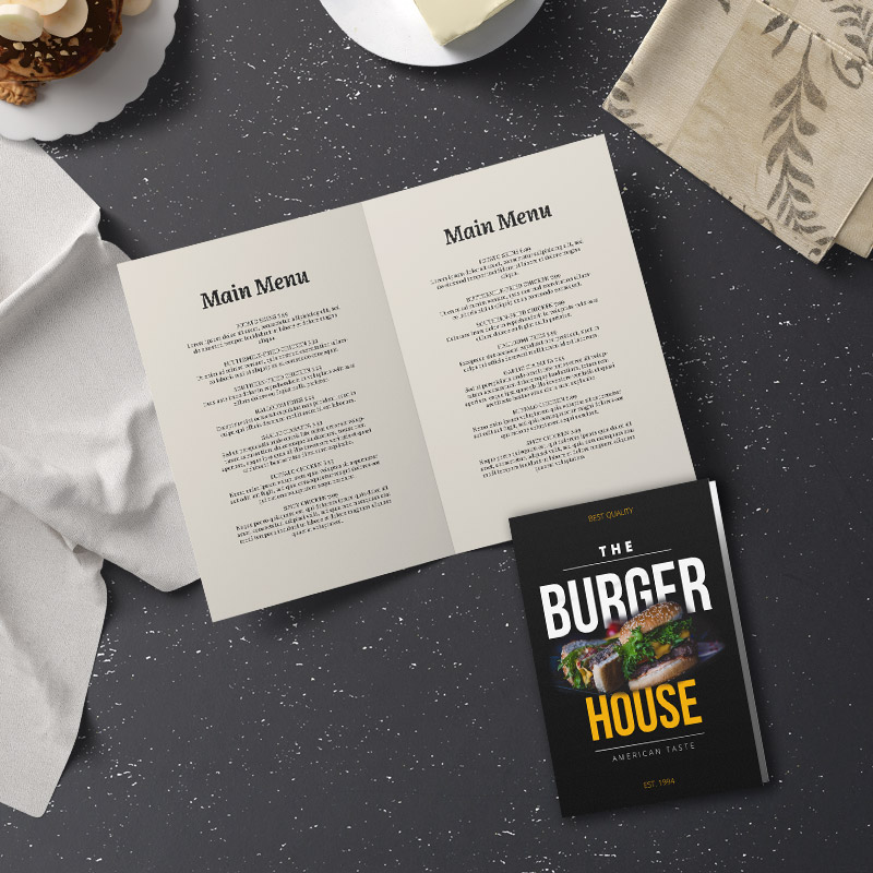 Disposable Menus