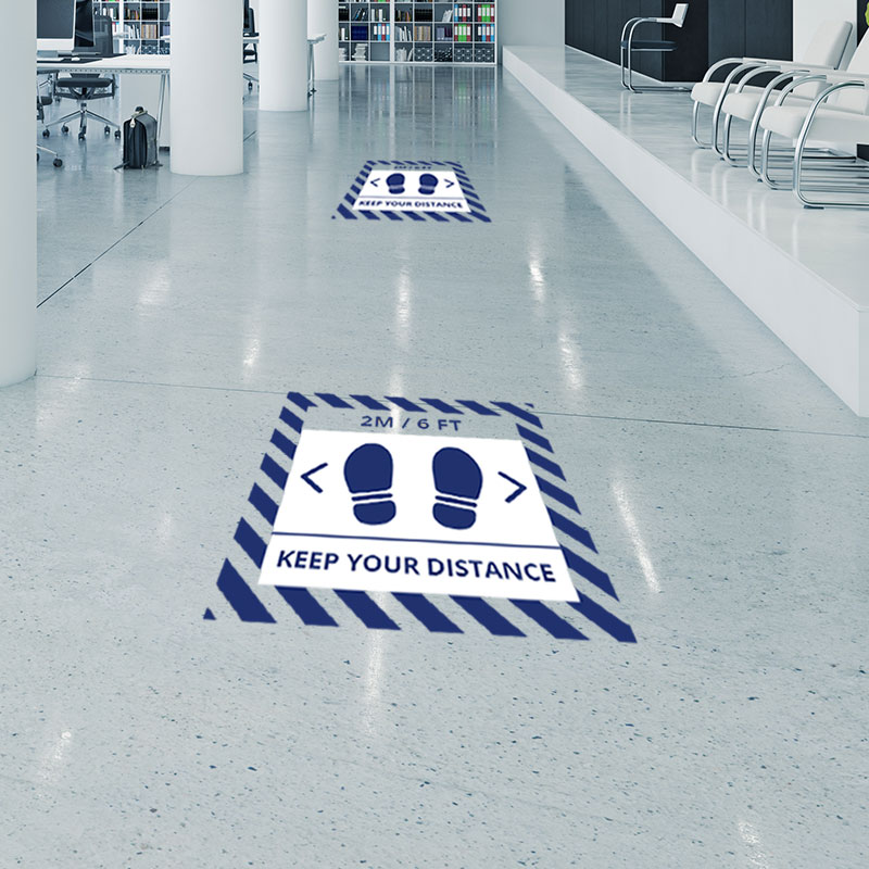 Vinyl Floor Stickers - Square Cut